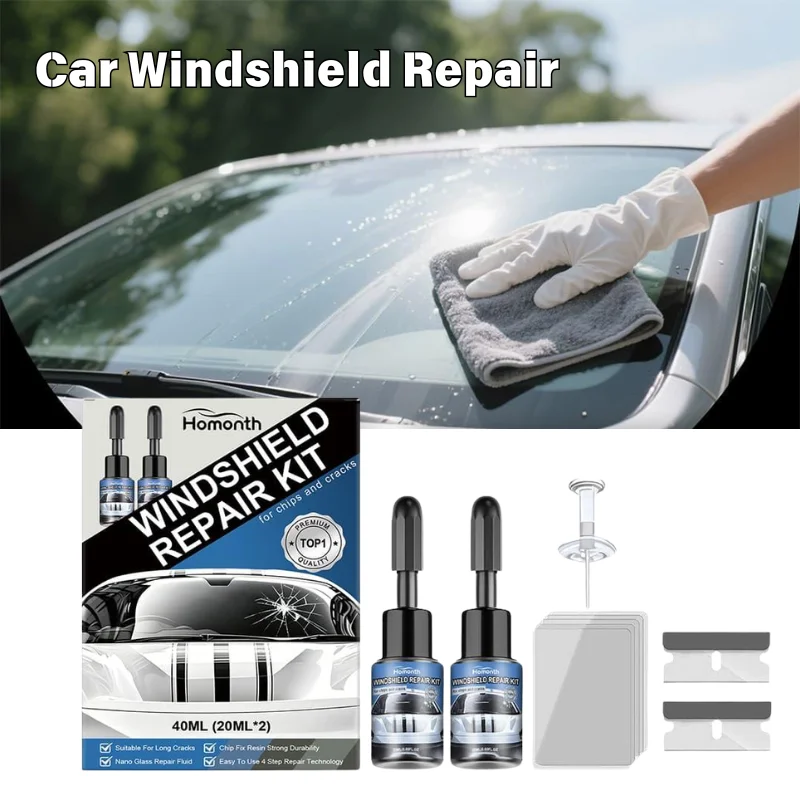 Auto Glass Windshield Crack Chip Repair Kit Easy Operation DIY Car Window Damage Restoration Resin Repair Tool Car Accessories