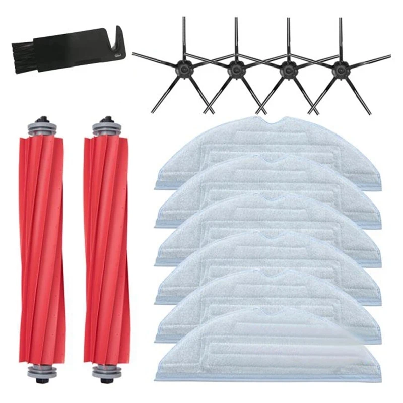 Mop Cloth Rag Main Brush Side Brush For Xiaomi Roborock S7 T7S T7plus Vacuum Cleaner Replacement Parts
