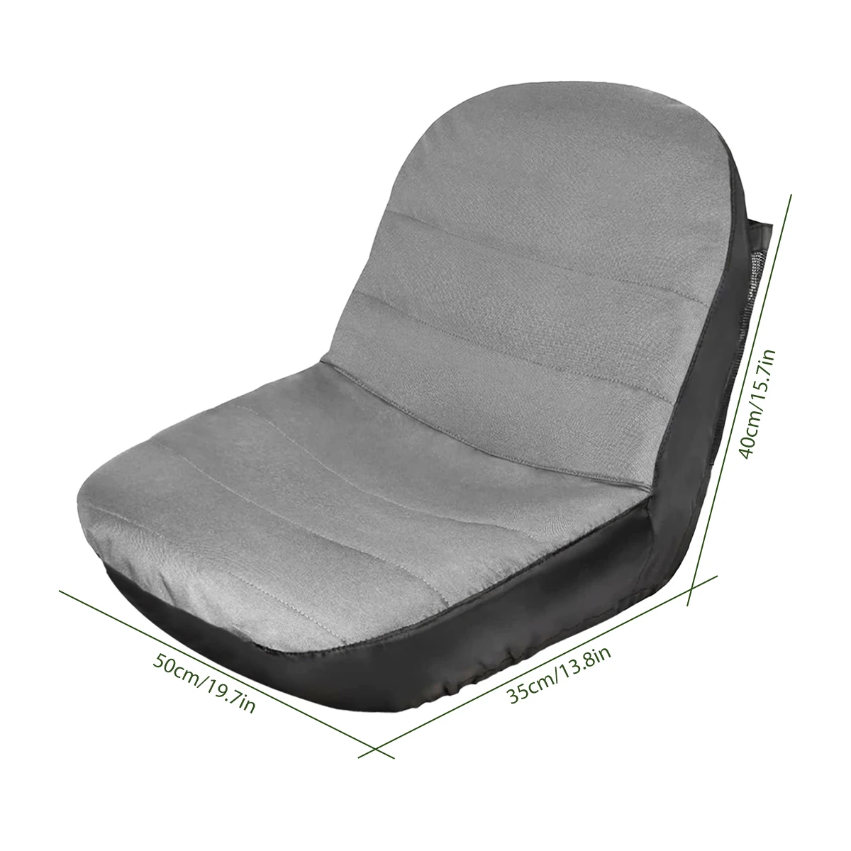 1/2PCS Tractor Seat Cover Waterproof Riding Lawn Riding Mower Universal Replacement  Dustproof Oxford Forklift Chair Protector