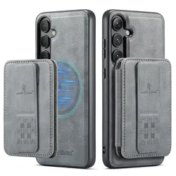 2 in 1Detachable Blocking Wrist strap Card Slot Wallet Case For Samsung Galaxy S24 S25 S22 S23 Ultra FE Plus Magnetic Phone Case