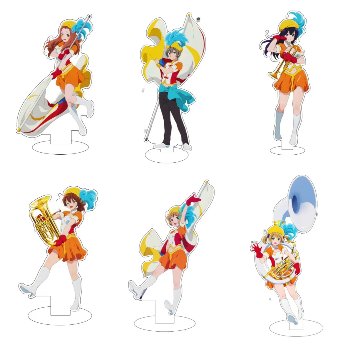 Blow it! Get the bass Sound! Euphonium animation surrounding acrylic standing plate