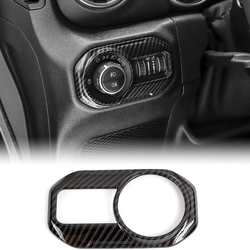 Suitable for 18-23 Wrangler JLJLU headlight switch button panel decorative parts car modification accessories