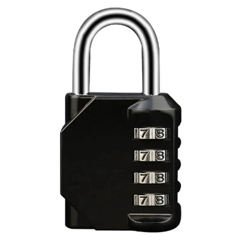 Picture 5: Newly2piece Lock 4 Digit Combination Padlock For School Gym Sports Locker/Fence/Toolbox/Case