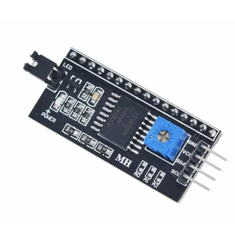 Iic I2c Twi Spi Seriële Interface Board Poort 1602 2004 Lcd1602 Adapter Plaat Lcd Adapter Converter Module Pcf8574 Voor Arduino