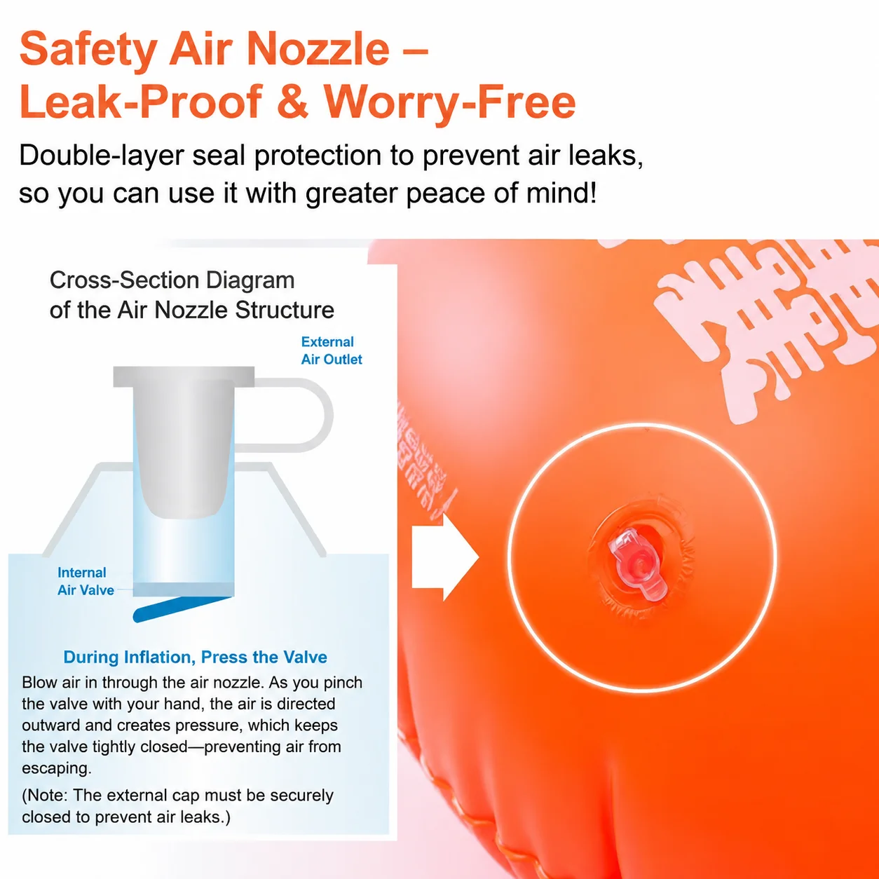 Schwimmspezifische Doppel-Airbag-Sicherheits-Schwimmtasche, Verdickt, Anti-Ertrinkungs-Schwimmhilfe, Outdoor-Rettungsausrüstung, Hüftgurt, Folgehilfe S385267Acee474Ddfb2Fa73F50B44E7D2S