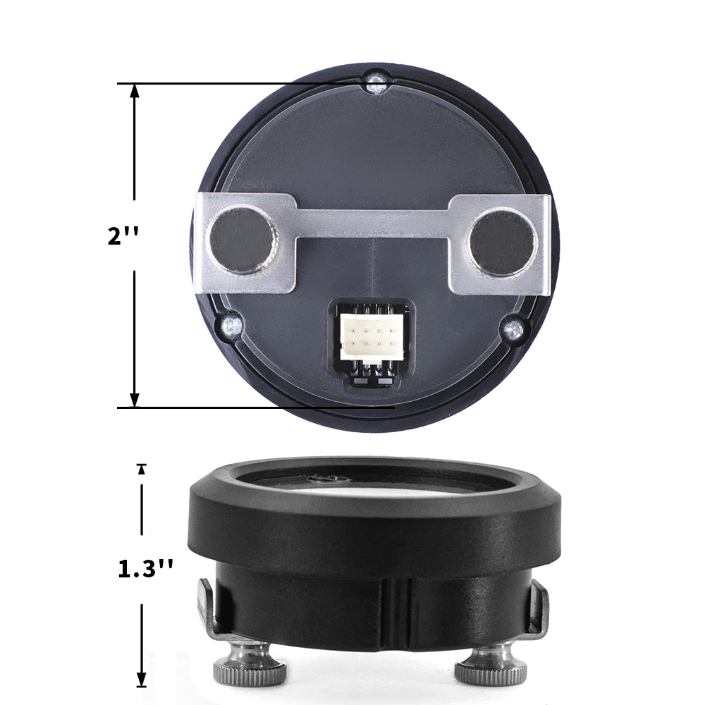 New！Universal  Air Ride Suspension Dual Display Pressure Gauge With Solenoid Valve & Remote Control & Panel Ship Type Switch KIT