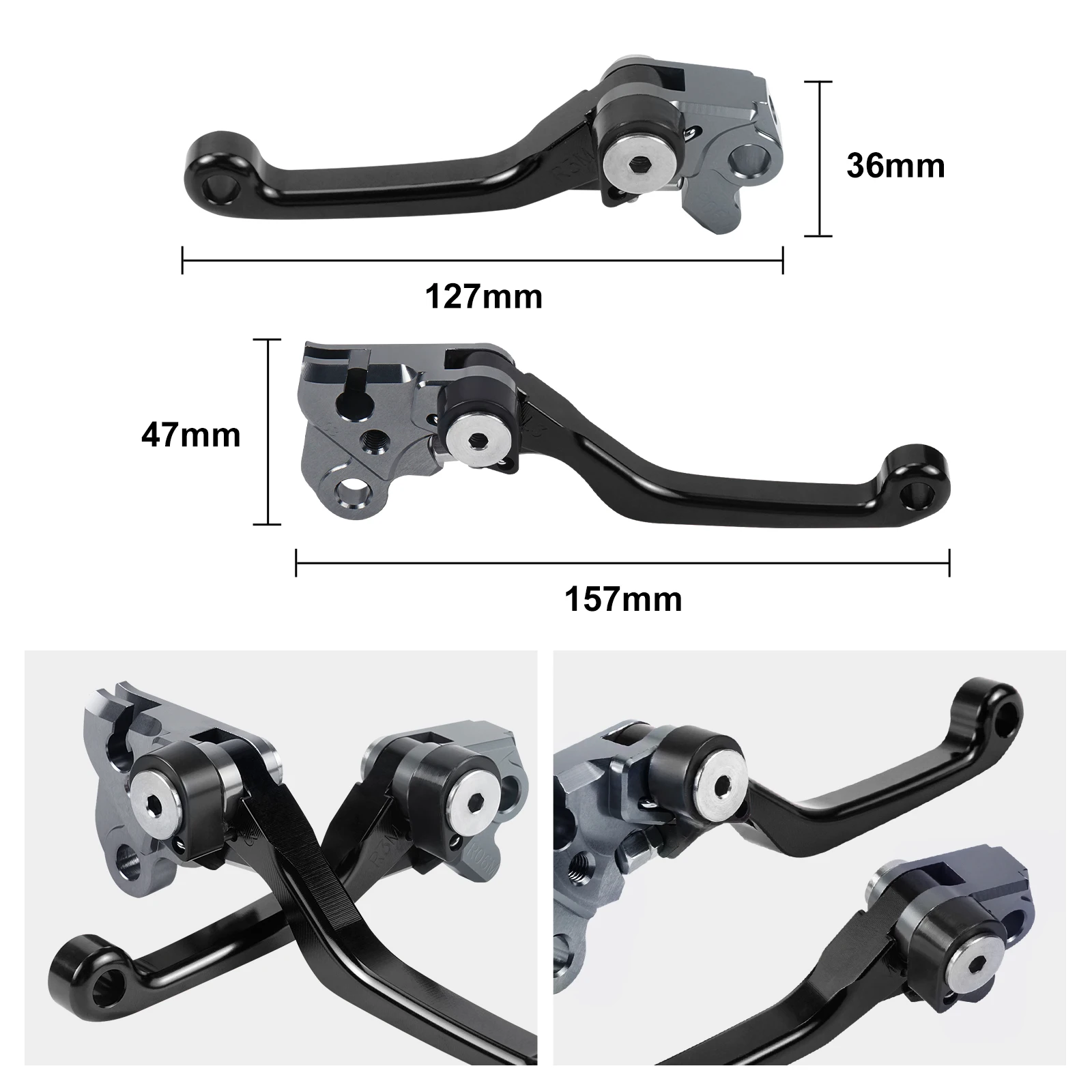 Motocross Pivot Brake & Clutch Levers For For Honda CRF230F CRF150F 2003-2009 CRF 230F 150F Accessories Dirt Pit Bike Handles