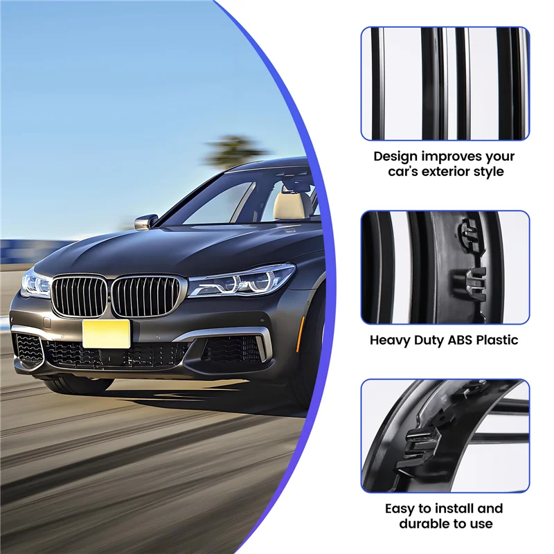 

Grill Grille Gloss Black Kidney Sport For BMW F01 F02 7-SERIES 730D 740D 750D
