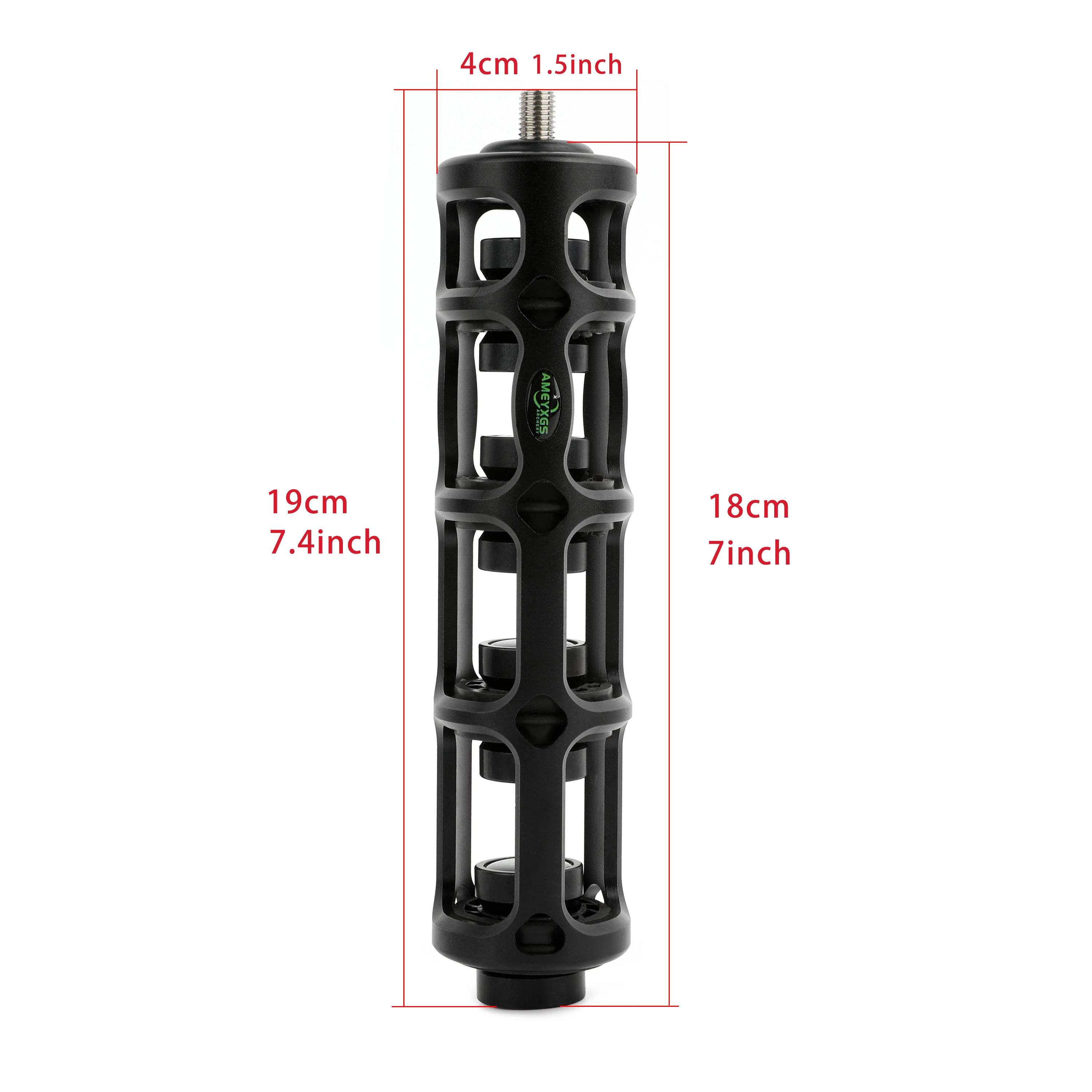 7 Zoll Bogens chießen Compound Bogens tabilisator Aluminium legierung Absorber Schall dämpfer Balance Bar für Bogen jagd Outdoor-Schieß sport