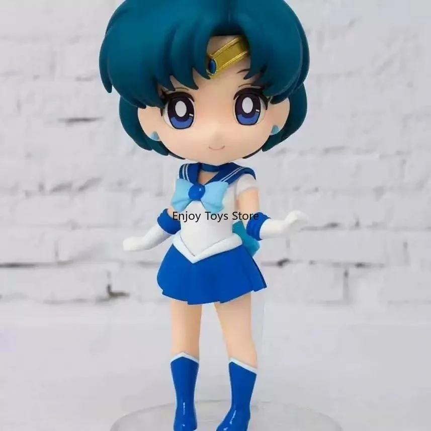 Bandai Genuine Sailor Moon Ami Mizuno Sailor Mercury Q version can be done manually