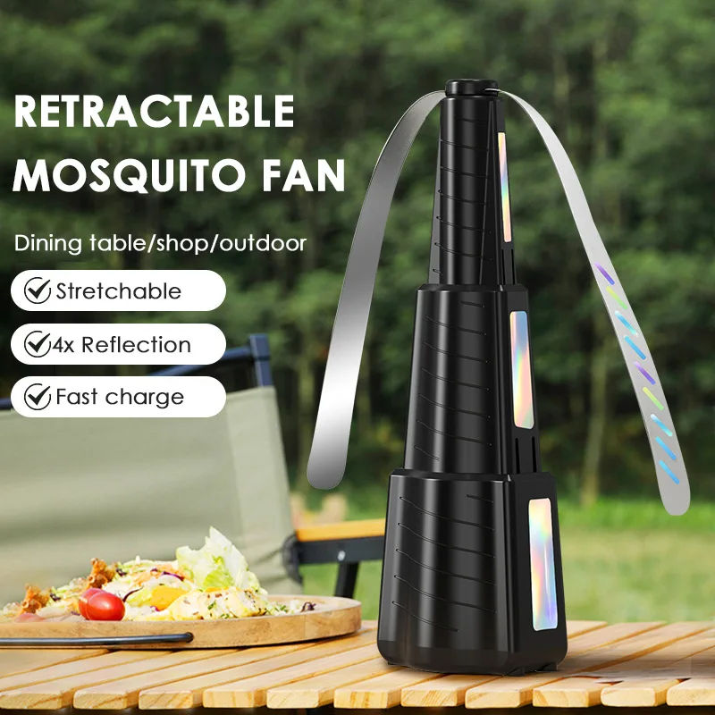 Electric Anti Mosquito Repellent Adjustable Table Anti-mosquitoes Fans Reflective Flytrap Flies Repeller Mosquito Repellent