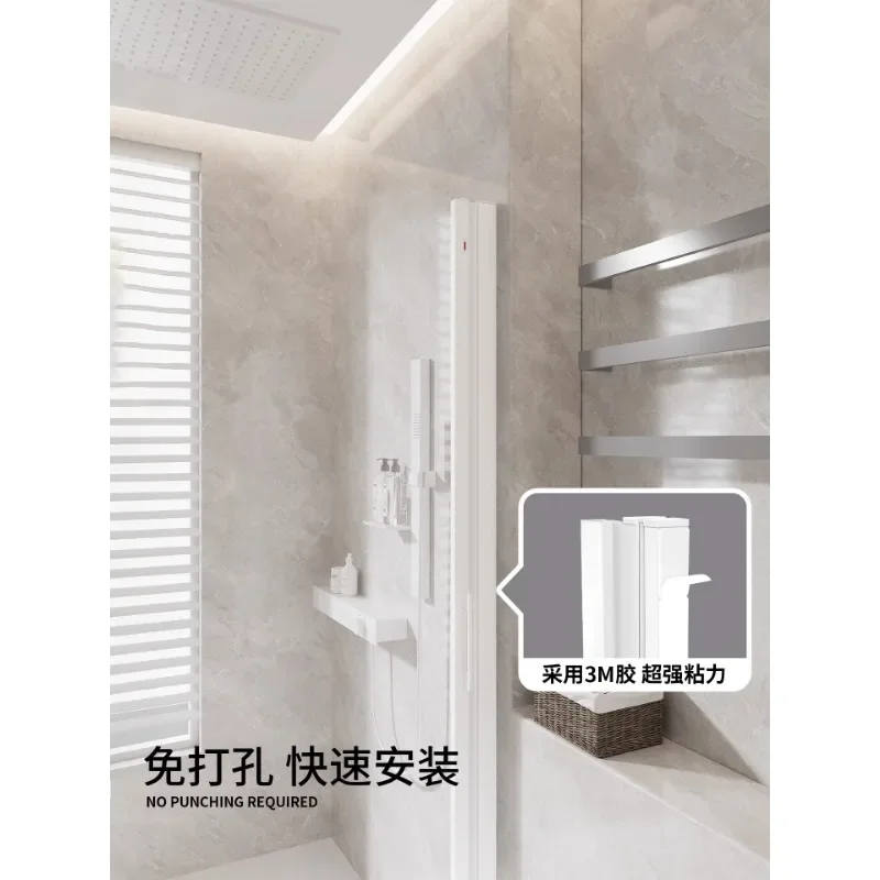 

shower curtain bathroom wet and dry separation partition curtain waterproof and mildew-proof high-end bathroom free of beating