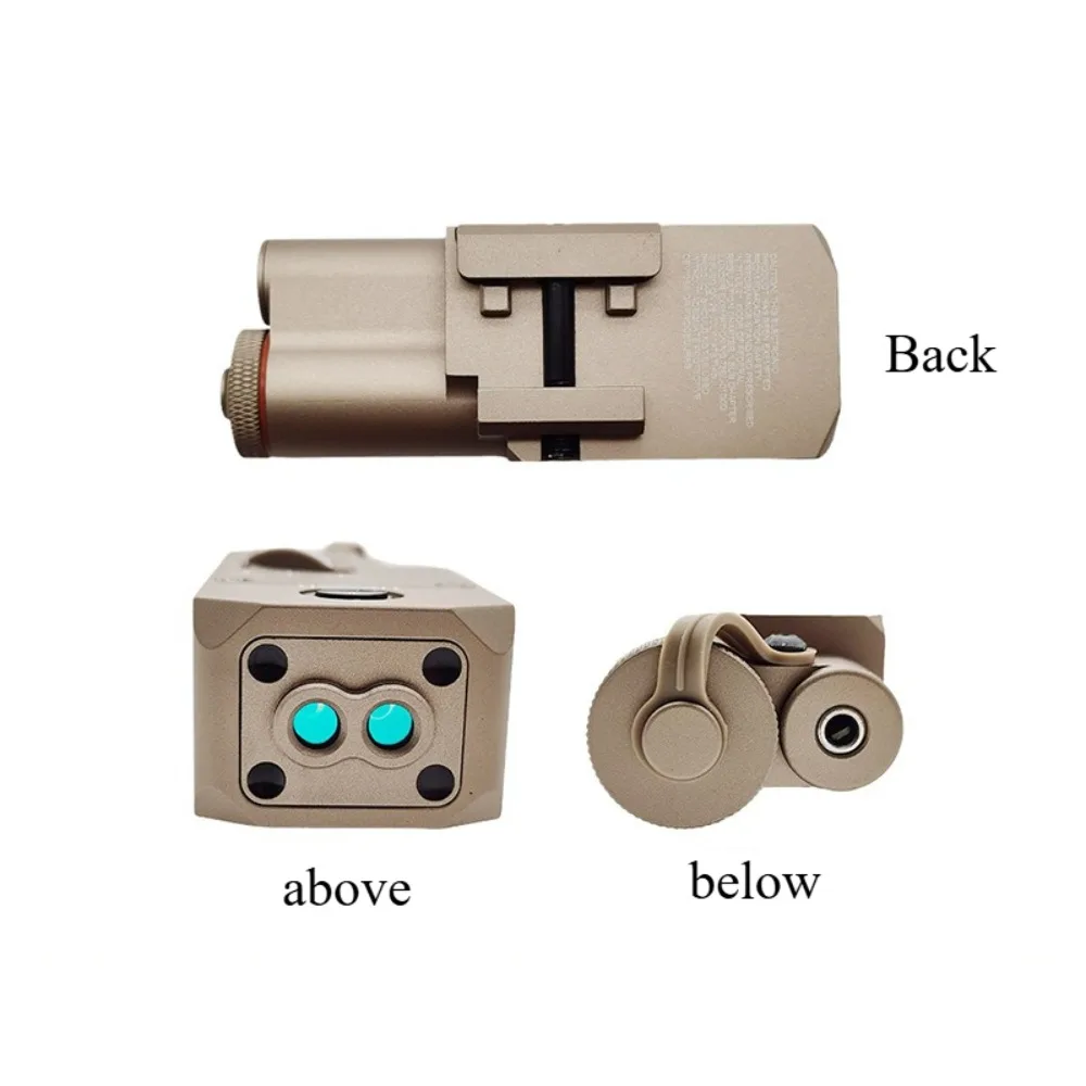 M600/M300 flashlight with base CQBL metal laser pointer red laser IR return side can be equipped with M600/M300