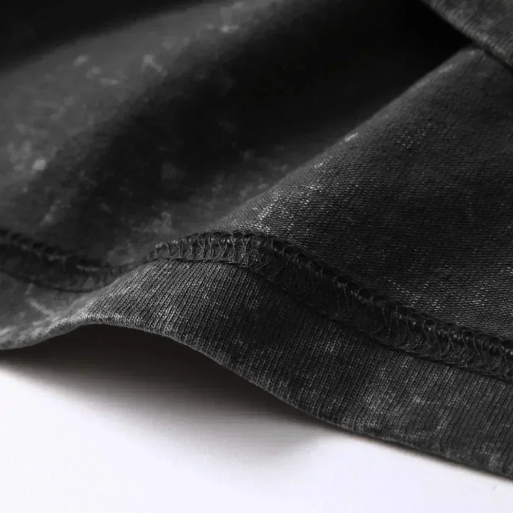 Trendy Fashion Short-sleeved Casual Retro Graphic Printed T-shirt Hip-hop Street Wear Men's and Women's T-shirts Are Popular