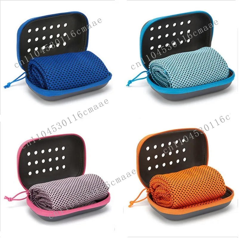 Sweat absorption, cooling ice towel, cold feeling sports towel, running fitness, wiping sweat wrist towel