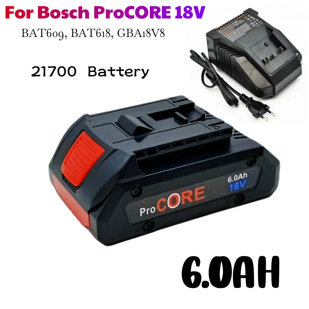 

21700 Battery For BOSCH Professional 18V 6.0AH ProCORE Li-ion BAT609 BAT618 with bms