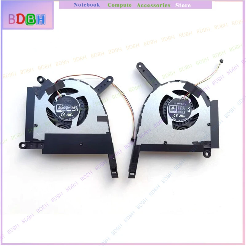 New CPU GPU Fan DC12V For ASUS TUF Gaming F17 FX707Z A17 FA707R RTX3060/3070
