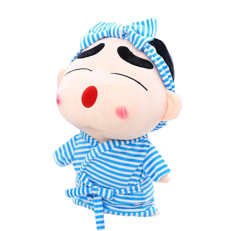 Crayon Shin Chan Plush Doll Soft Stuffed Pillow Fluffy Cartoon Figure Sofa Decor Lovely Ornament Practical Birthday Gift