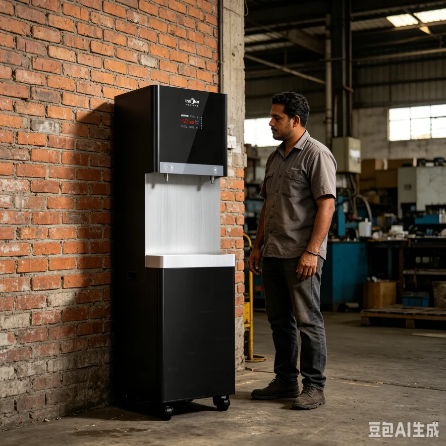 Stainless Steel Electric Commercial & Home Outdoor Use Hot/Cold Water Dispenser With RO Filter Smart Display App Control view 2