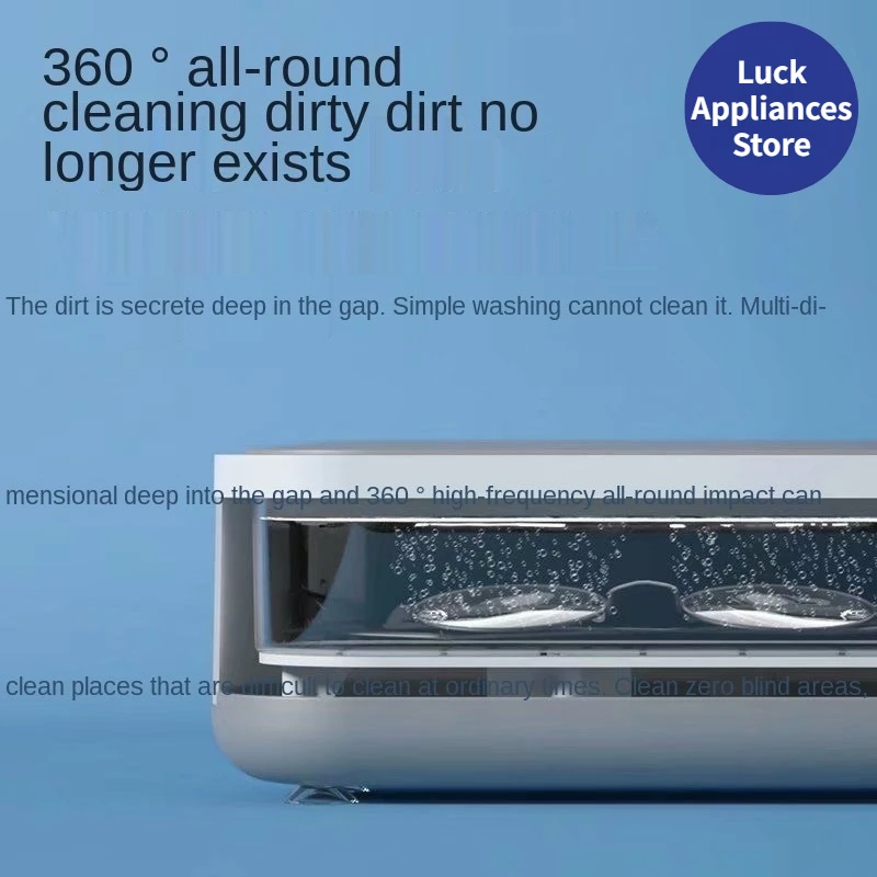 초음파 세척 기계, 고주파 진동 세척 클리너, 쥬얼리 안경 링, 틀니 클리너, 진동기, 45000Hz