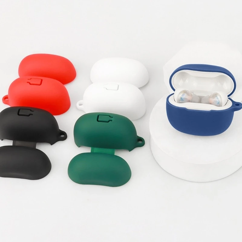 

Protective Case Silicone Storage Case Flexible Cover Shockproofs Designing Eardbud Storage Case for Skull candy Rail