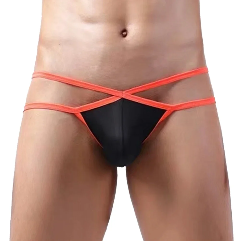 

Summer Mens Sexy Thongs And G Strings Low Waist Underwear Pouch Briefs Underpants Panties Jockstrap Enhance T-Back