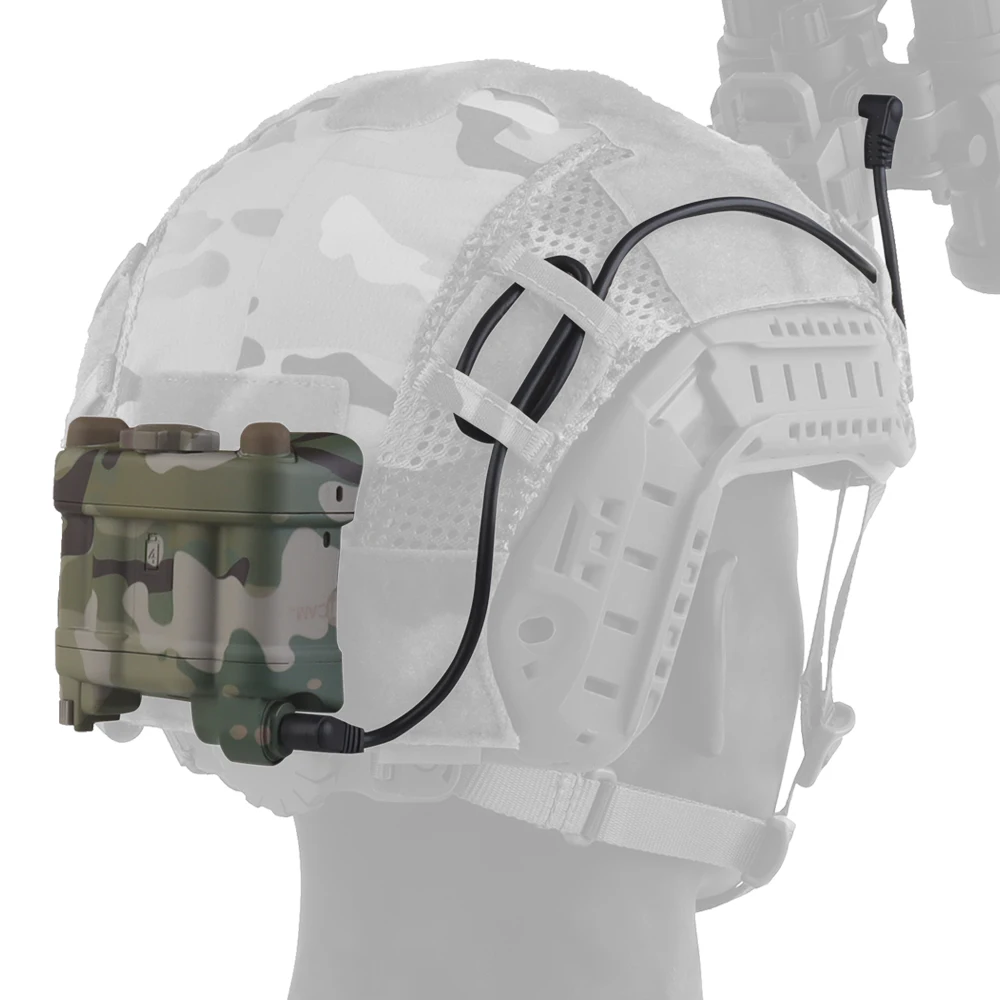 Tactical NVG AN/PVS-31 Battery Case No Function Dummy Model Hunting Fast Helmet Accessories Decorative Props