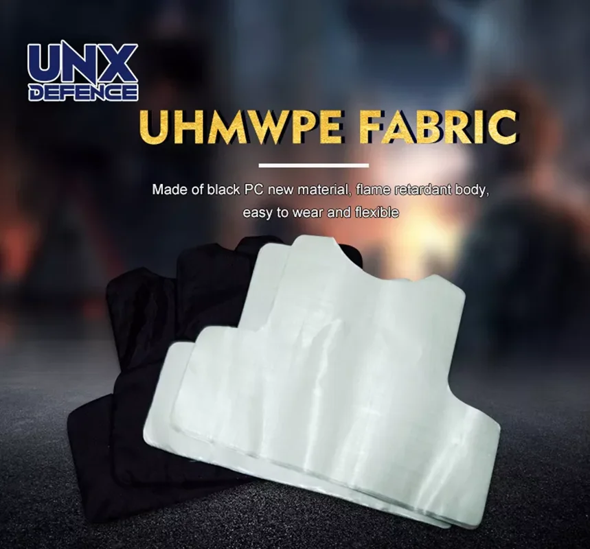 

UNXDEFENCE 150g/m2 UHMWPE Fabric Lightweight High Performance explosion-proof Anti-stab For Make Plate Vest High Strength Fabric