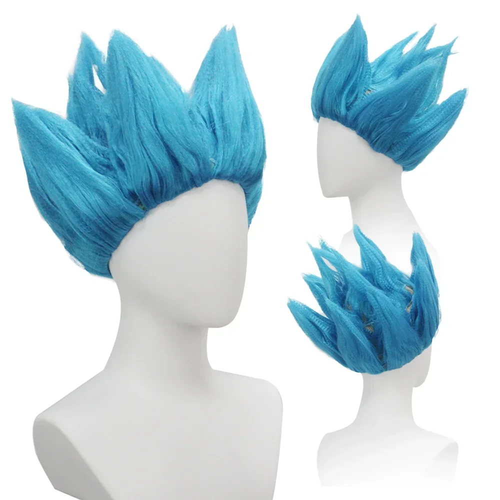 Peluca sintética de personaje de película, peluca con diseño de llama, gota de agua, cabeza de ajo, peluca de disfraz para hombre, regalo para fiesta de cosplay