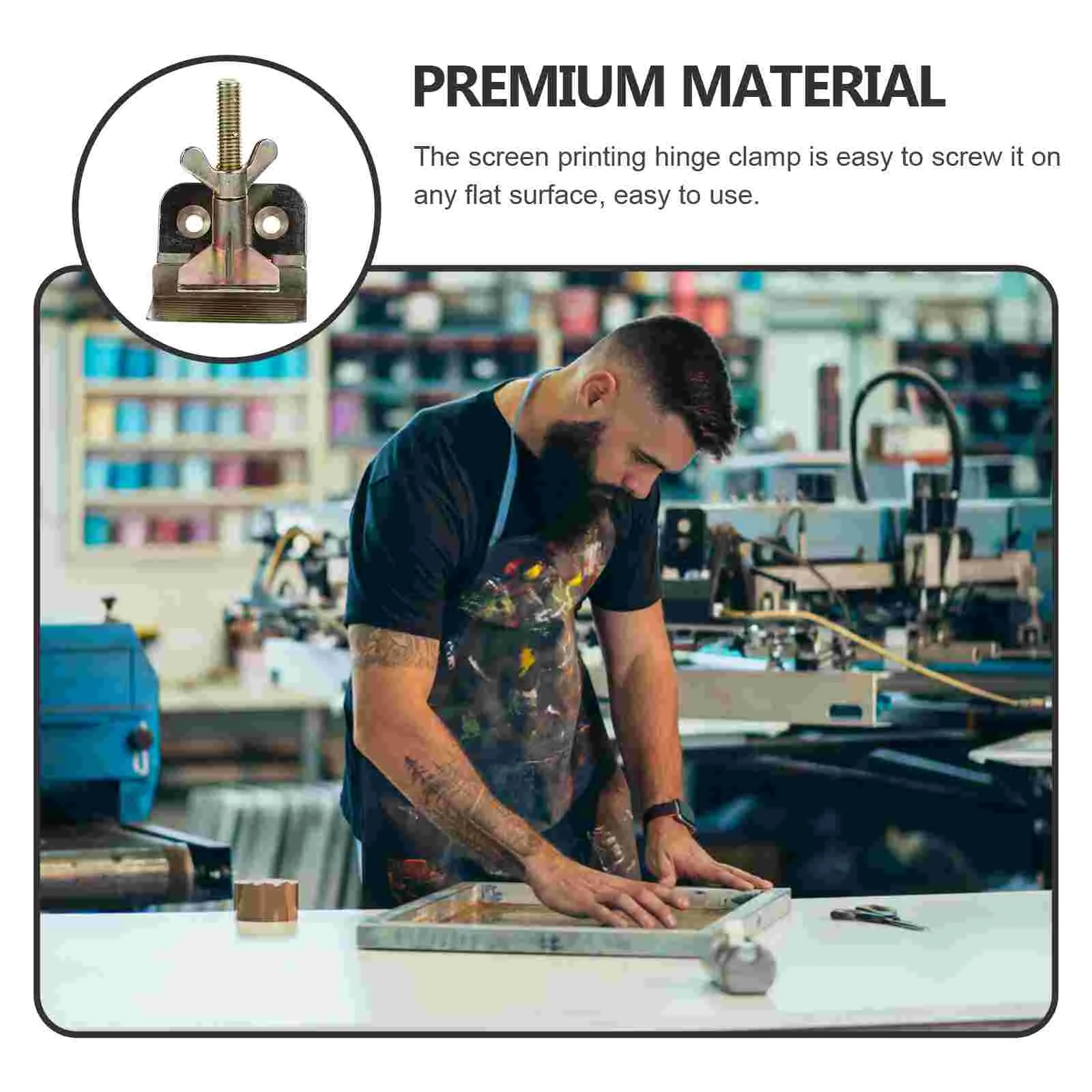 Silk Screen Butterfly Clip Fixing Printing Mesh Galvanized Tool DIY Hobby Metal Dedicated