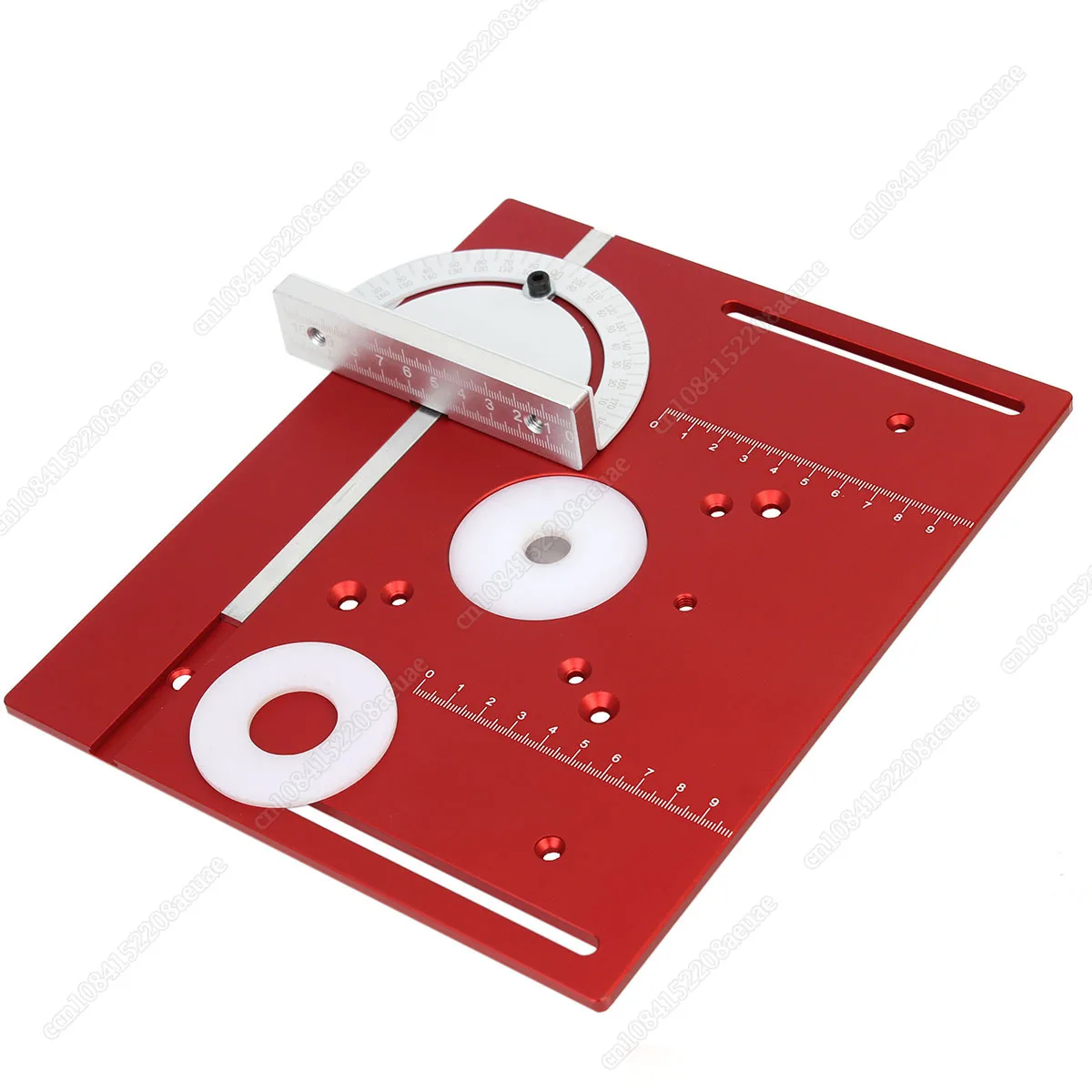 Nuovo Router Table Insert Plate banchi per la lavorazione del legno sega da tavolo fresatura Flip Plate con mitra Gauge per Trimmer macchina per