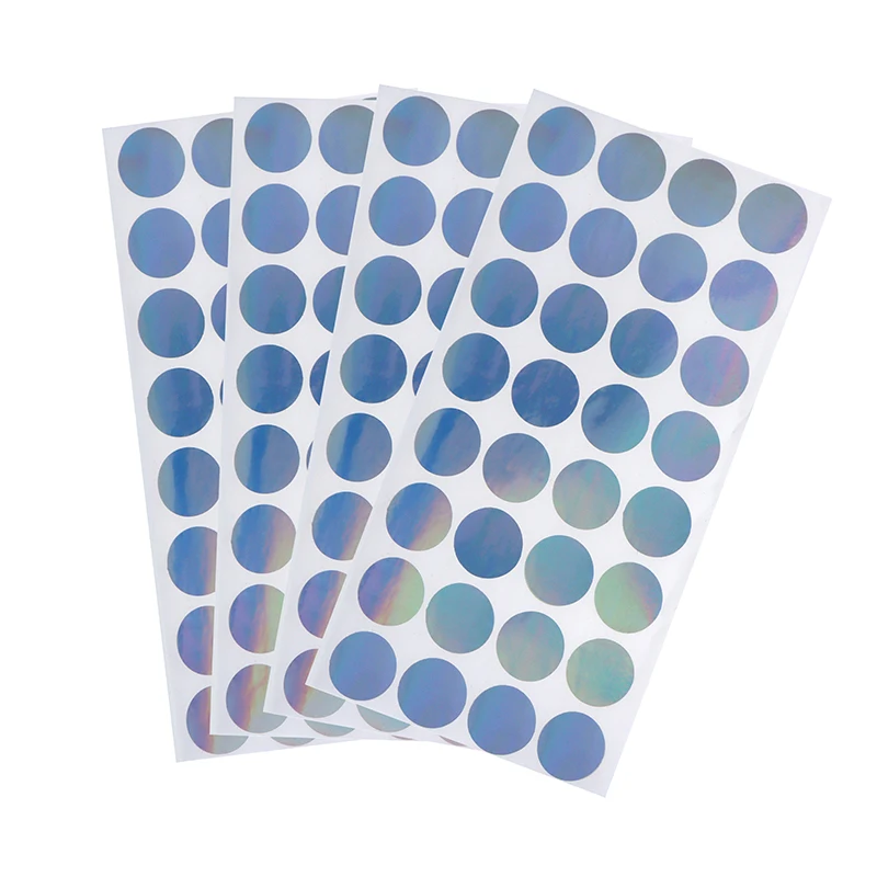 100pc 2cm Stickers Laser Void Circular Shape Blank Void Anti Disassembly Label Holographic Security Sealing Sticker Sealing Tape