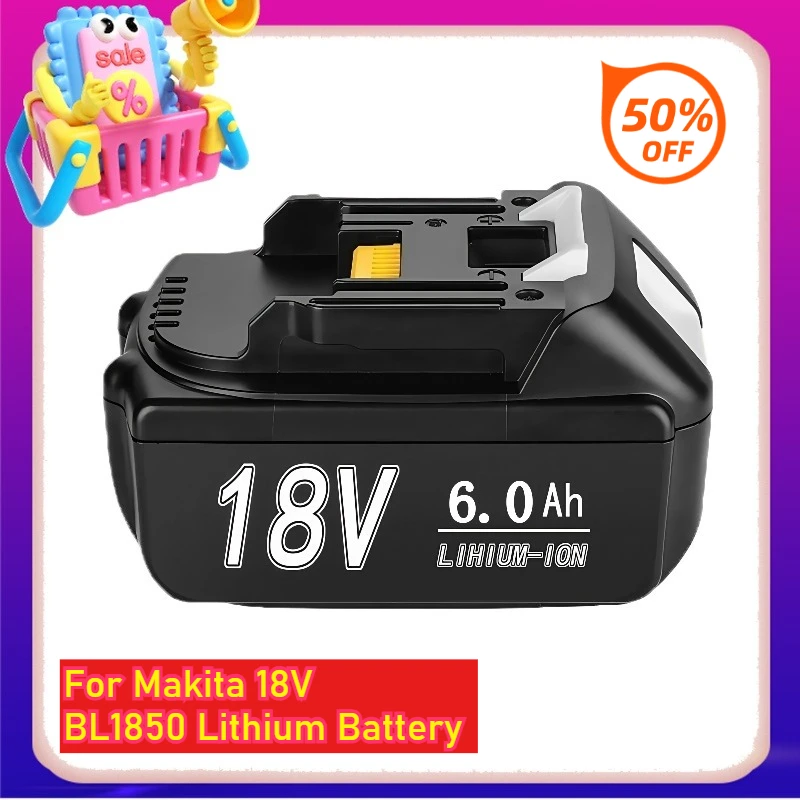 

Для Makita 18 В BL1850 литиевая батарея BL1840B для электрической отвертки Makita угловая шлифовальная машина ручная дрель зарядное устройство