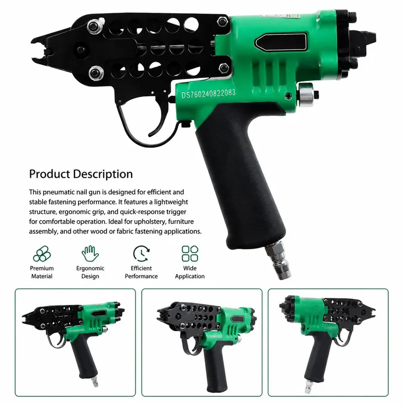 Pneumatic C Ring Gun Air Nail Gun Hog Ring Plier C Type Nailer for SC7C SC-7E SC-760 Series Fastener Tool