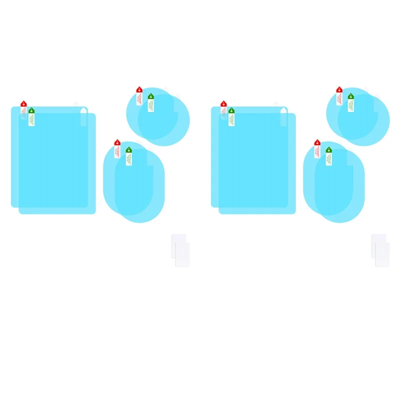 

H5-12 шт., пленка для зеркала заднего вида автомобиля, антибликовая пленка для бокового зеркала автомобиля, нано-пленка, противотуманная водонепроницаемая мембранная пленка от дождя