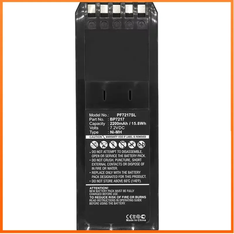 BP7217 7.2V 2200mAh Measuring Instrument Battery for Fluke 741 741B 743 743B 863 865 867 867B DSP100 DSP2000 Replacement