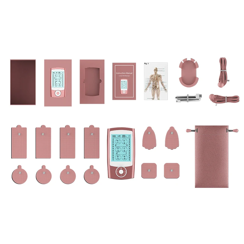 Hot Sale Tens Unit EMS Muscle Stimulator Body Therapy Tens Electrodes Stimulation Pad from Spot Goods