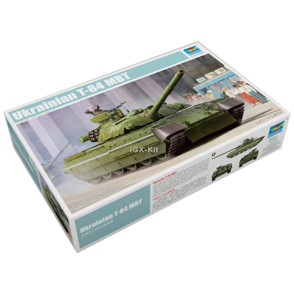 Trumpeter 09511 1/35 Ukrainian T84 T-84 Main Battle Tank MBT Military Assembly Plastic Gift Toy Model Building Kit