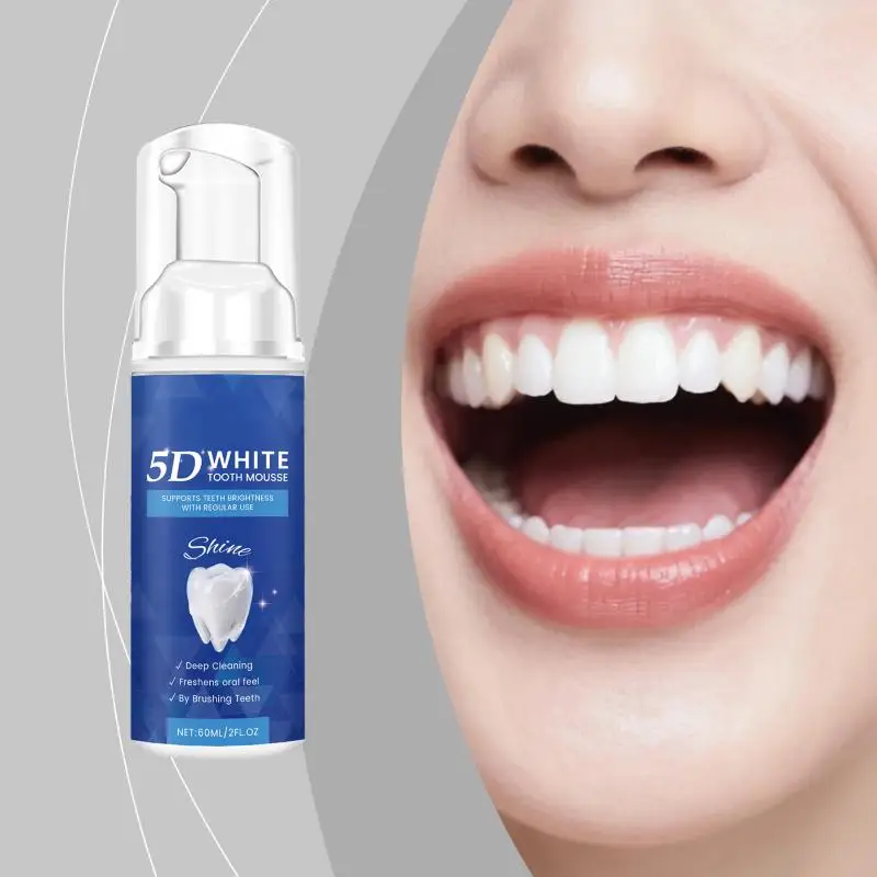 Brightening Teeth Cleaning Mousse Gently Cleanses And Cares For Teeth, Providing Daily Comfort And Refreshing Oral Care Mousse