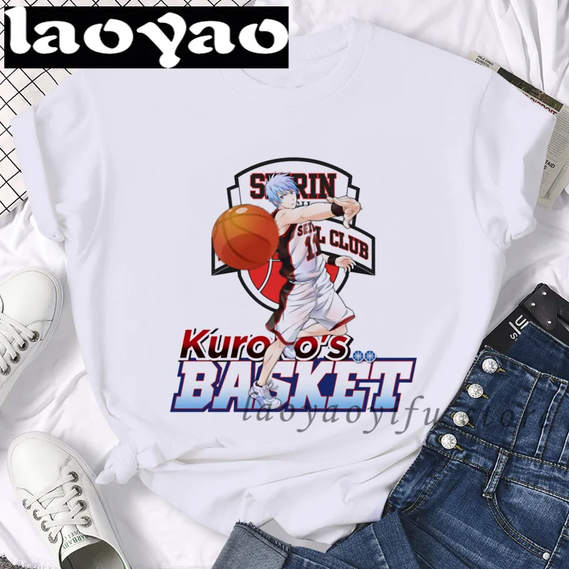 Japanese Anime Kuroko No Basket Graphic T Shirts Harajuku Vintage Cartoon Manga T Shirt Casual Camisa Camisetas Men Clothing Tee