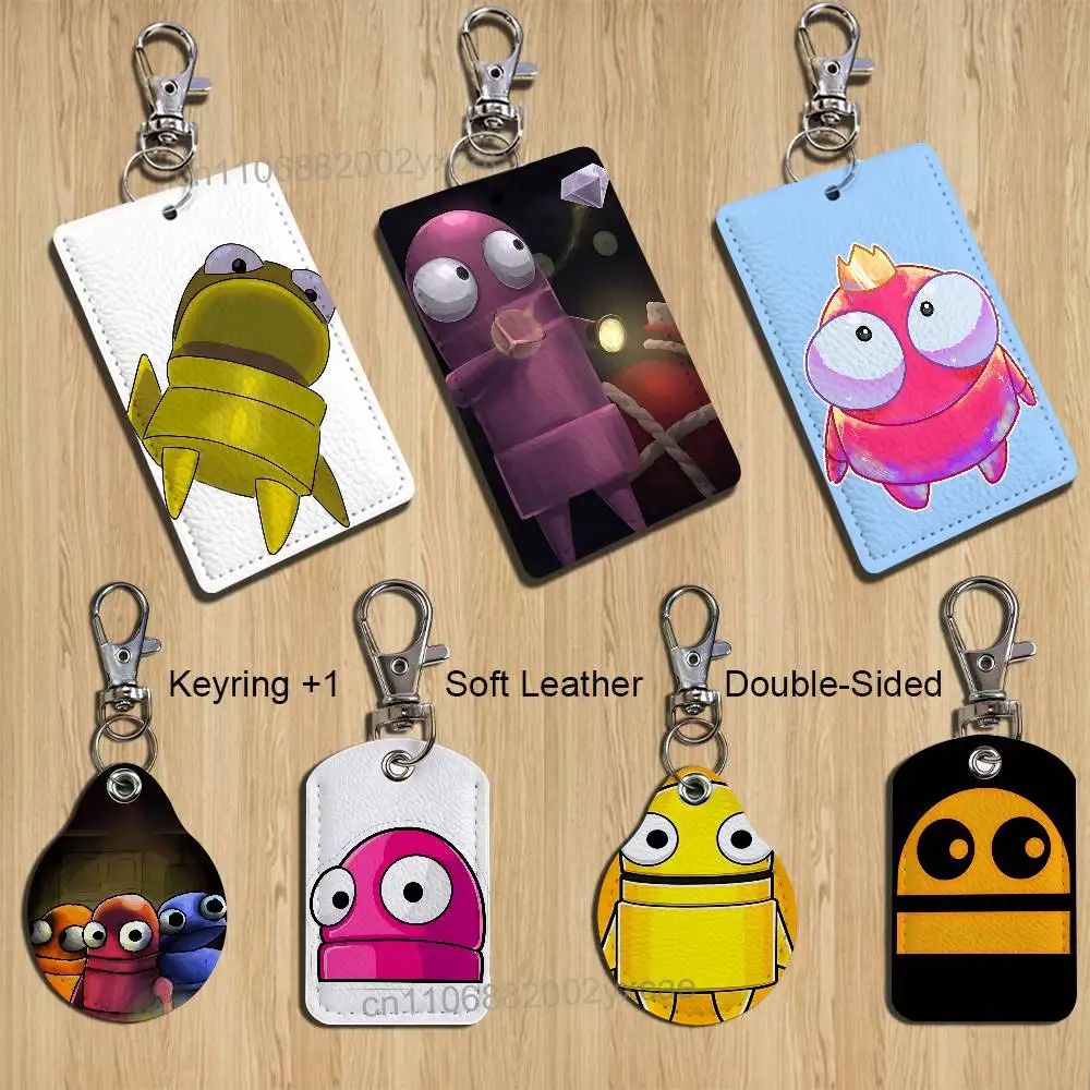 

Game CUTE REPO Cartoon Singer Anime Card Keychain Fashion Pendant Bag ID Door Card Case Bus Card Cute Adult