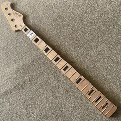 IN420 4 String Electric Bass Neck Jazz Bass Model Semi Finishing Maple+Maple 20 Frets 864mm Scales for DIY HarleyBenton VT Serie