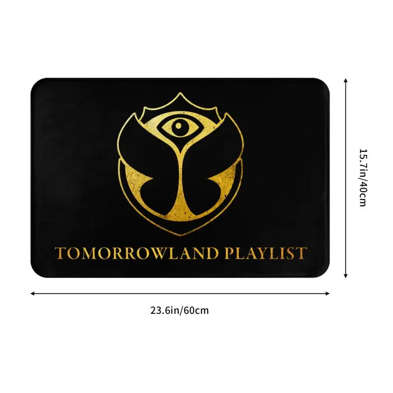 Tomorrowland Front Door Mat Anti-Slip Indoor Quick Dry Belgian Electronic Dance Music Festival Doormat Room Entrance Rug Carpet