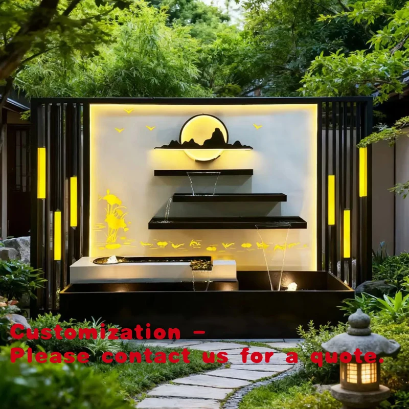 

Customize.Custom Aluminum Alloy Waterproof Printed Circulating Wall Outdoor Garden Metal Curtain New Style B