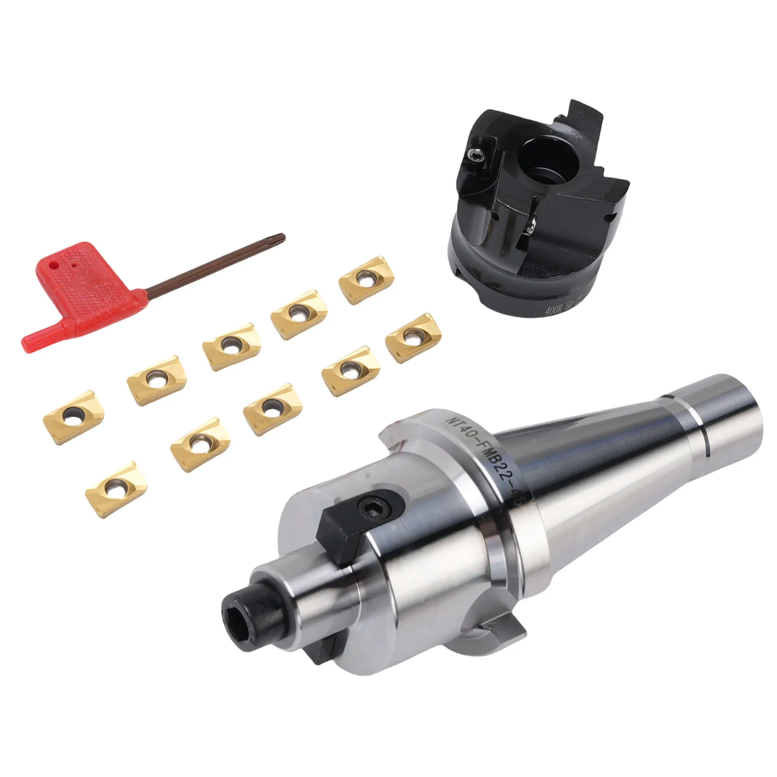 

Face Mill Cutter Holder Set High Hardness Proof Face End Mill Holder Set Accurate Step Milling for CNC Milling Machines