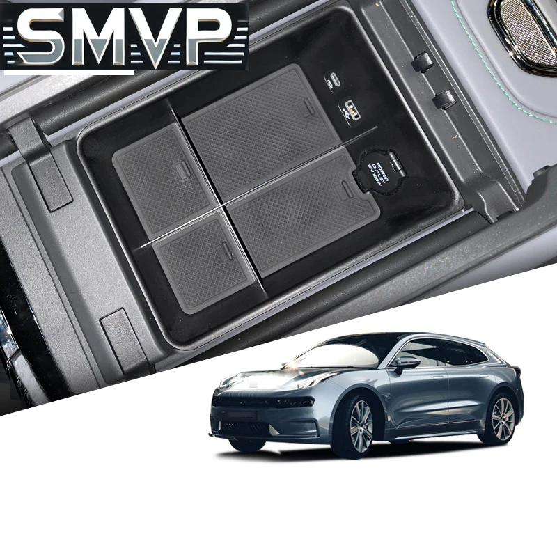 

Fit For Zeekr 001 2023 2024 Car Styling Center Console Organizer Storage Interior Armrest Storage Box Auto Modified Accessories