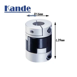 Kande 1PC D16L29 Oldham Slider Coupling High Torque Low Inertia Screw Type Slider Coupling For Motor Connector CNC Drive Shaft