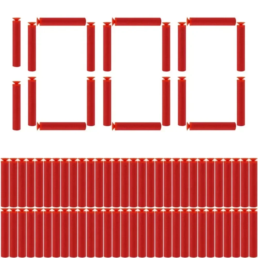 FRed Sucker Head Bullets 7.2cm Do Blasterów N-strike Elite Series Piankowe Strzałki EVA Akcesoria do Zabawek dla Dzieci