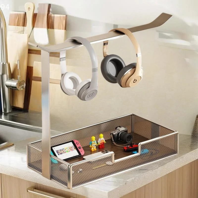 ขาตั้งหูฟังอเนกประสงค์ที่เชื่อถือได้, ชั้นวางหูฟังที่จัดระเบียบ, ที่วางหูฟังสำหรับเล่นเกม, ขาตั้งจอภาพแบบพกพา