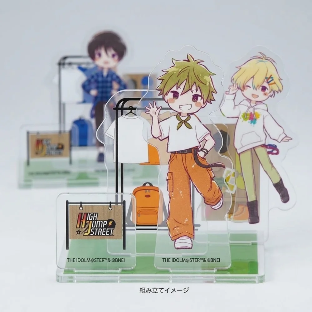 Anime Idolmaster SideM Acrylic Stand Double Sided High Joker Kawaii Chibi Street Wear Store Tabletop Desk Decor Gifts Keychain